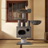 Towers for Big Cats with Multiple Hamocks, Climbing Games, Cave Cave Training Supplies, Cats Accessories, Home Pet Items