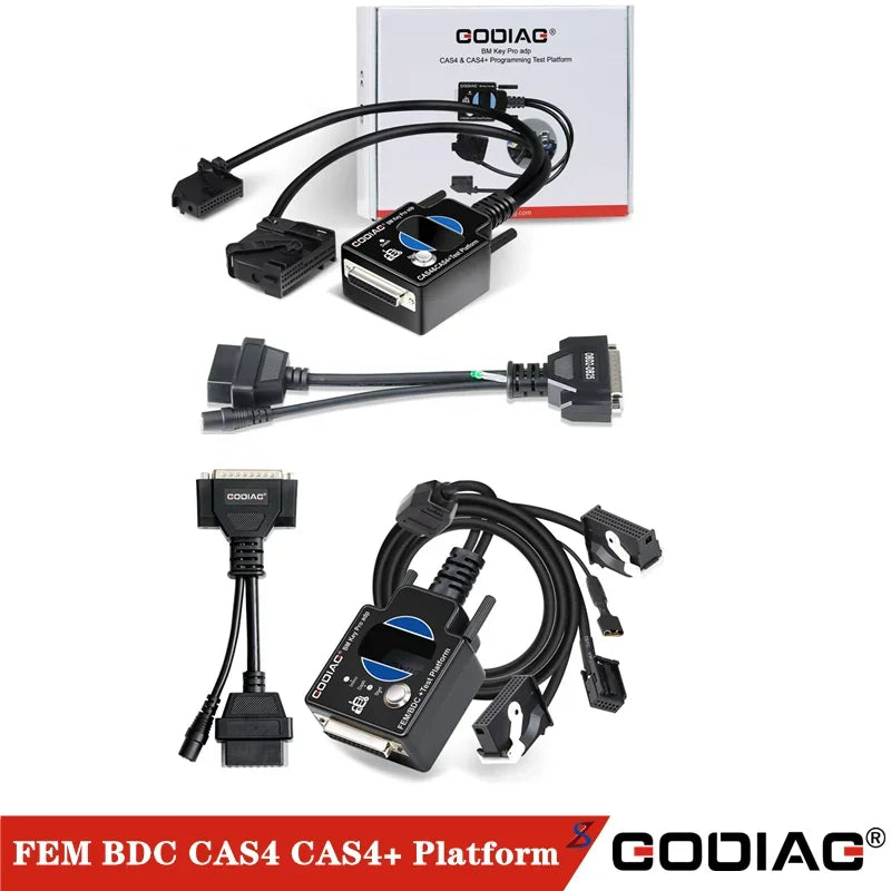 GODIAG GT100+ GT100 Pro ECU Connector OBDII Break Out Box for BMW FEM/BDC CAS4/CAS4+ Test Platform for VVDI2/IM608/K518ISE