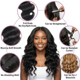 16A Body Wave Bundles Human Hair Brazilian Real Remy Weave Hair 3 4 5 Pcs Unprocessed Raw Hair Bundles Extensions Natural Black