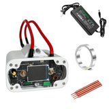 High Power Dual Super Capacitor Battery Spot Welder Machine 2500A 6V for 18650 21700 32140 Battery 0.1-0.4mm Nickel DIY