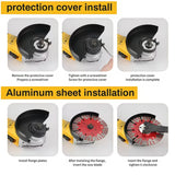 2026 DEWALT DCG405NT 125mm Flat Head Angle Grinder, Bare Machine Tool, Cutting Machine, Lithium Battery Brushless Tool