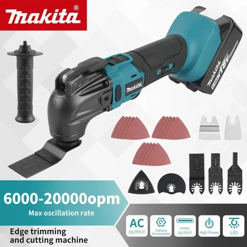 Makita Brushless Quick Release Oscillating Cordless  Multi-Functional Electric Trimmer Quick-Change Compatible Tool