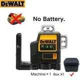 DEWALT DW089LG 3 Sides*360 Degree Vertical 12 Lines Laser Level Horizontal Green Light Level Meter Outdoor
