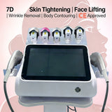 7D Professional Facial Skin Firming Skin Tightening Anti-Aging Wrinke and Body Slimming Machine for Salon