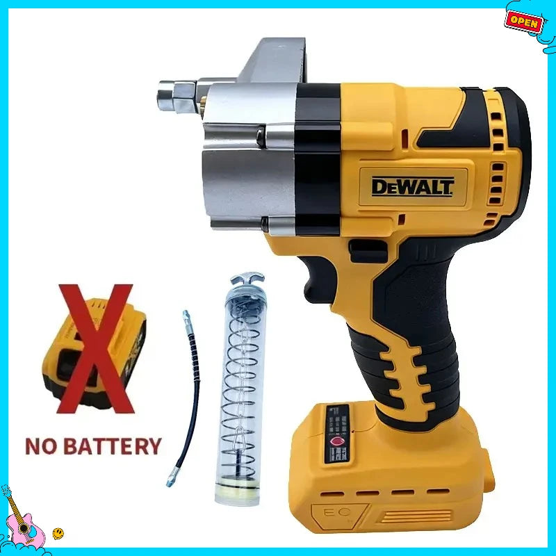 Dewalt 18V Brushless Electric Grease Gun with LED Light Cordless High-Pressure Oil Injector Lubrication Power Tool