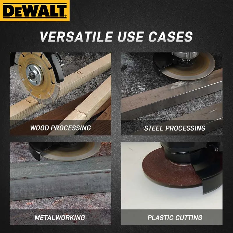 DEWALT DCG414 20V MAX Brushless Angle Grinder 125mm Cordless Metal Wood Pipe Cutting Grinding Polishing Power Tool Bare Unit