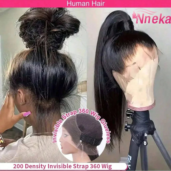 360 Hd Lace Frontal Wigs 13x6 13x4 Lace Wig Straight Human Hair Wigs 5x5