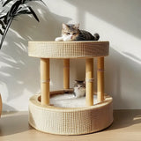 CL  frame toy integrated cat nest small sisal household cat scratching board shelf climbing column supplies