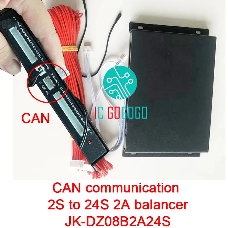 Jikong JK 2A 4A 5A 15A Active Balancer Lithium Battery Equalizer Bluetooth 4S 8S 16S ~ 24S Li-ion Lifepo4 CAN RS485 24V 48V 72V