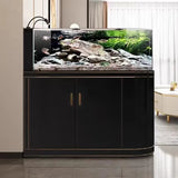All-in-One AquariumCustomized Large Vertical Clear Glass Aquarium Fish Tank With Water Plant Ecological Stream Wholesale Aquariu