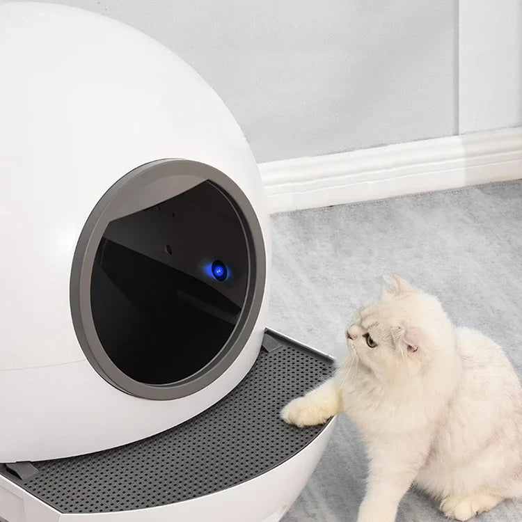 Factory Directly Supply Portable Fully Automatic Cat Toilet Cat Box Self Cleaning
