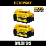Compatible Replacement Battery For DeWalt 20V/60V 12Ah Lithium Battery Fit DCB200 DCB203 DCB204 DCB205 DCB206 Power Tools