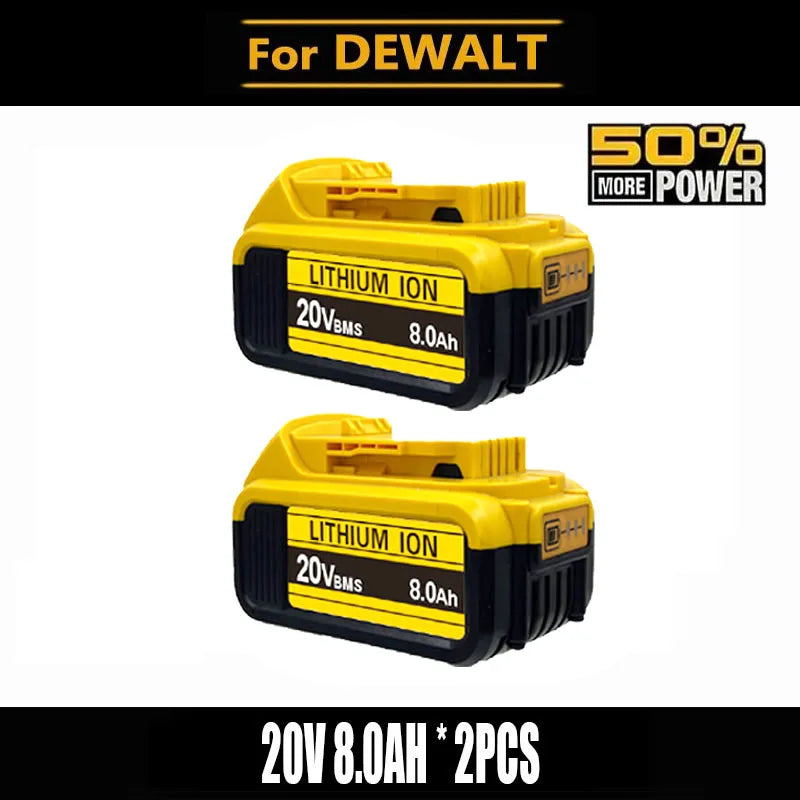 Compatible Replacement Battery For DeWalt 20V/60V 12Ah Lithium Battery Fit DCB200 DCB203 DCB204 DCB205 DCB206 Power Tools