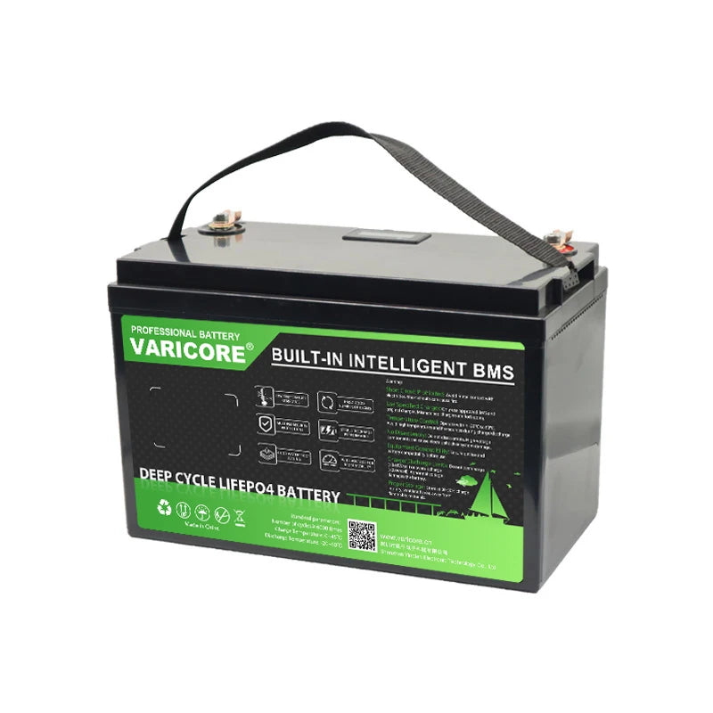 VariCore 12V/24V/48V 360Ah 340Ah 180Ah 150AH 100Ah LiFePO4 Battery 12.8V Lithium Iron Phosphate for EV RV Golf Cart Solar Wind