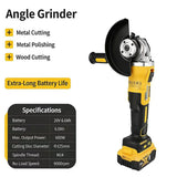2026 DEWALT DCG405NT 125mm Flat Head Angle Grinder, Bare Machine Tool, Cutting Machine, Lithium Battery Brushless Tool