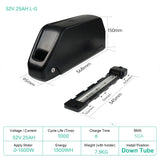 48V 30AH Electric Bike Battery 21700 Cells 60V 52V 48V Bikes Downtube Polly L-G 72V 15AH Scooter E-Bike Battery Pack for 0-2000W