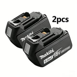 Original Makita 18V 6.0Ah Li-ion Battery, BL1860B LXT Lithium Ion Replacement Power Tool Battery.
