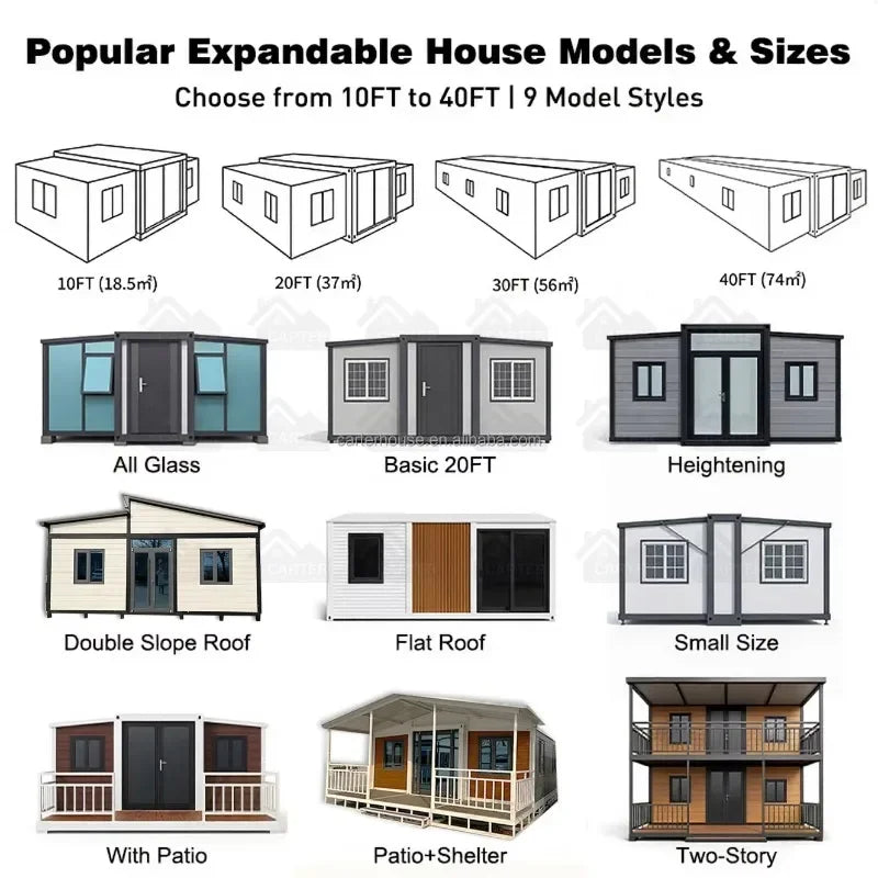 Tiny Home for Cold Winters Maison Container En Kit Complet Pre Made Homes Ready to Ship Modular House 3 Bed Prefabricated House