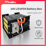8S DIY Battery Case 24V for 280AH MB31 EVE 304AH JK 8S 200A BMS 3.2 LCD Optional Easy Installation High Quality Connection Card