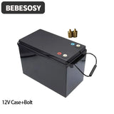Case 12V 280AH DIY Battery Case Portable Battery Box 230AH 4S Optional 200A BMS 2A Active Balance TFT LCD Tape Bolt For RV
