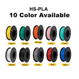 KINGROON High Speed PLA Filament 1.75mm New HS-PLA 3D Printer Filament For 30-500mm/s Fast Printing Rapid PLA 5kg 10kg Mix Color