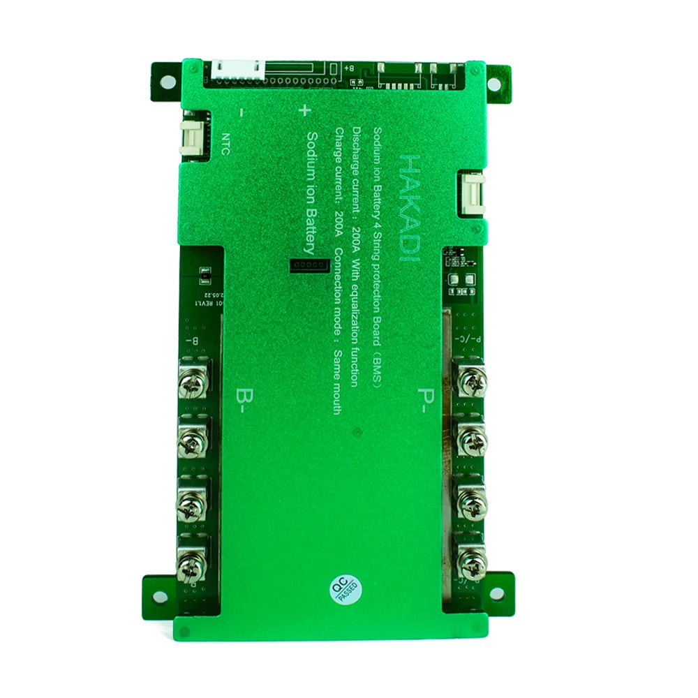 HAKADI Sodium-ion BMS 4-16S 50A 100A 150A 200A Bluetooth BMS For DIY Na-ion Battery Pack For Solar System Boat RV