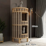 I L Solid Wood Cat Nest Cat Climbing Frame Space Capsule Cat Villa Nest Shelf Pet Toy Scratchers Products Furniture Accessories
