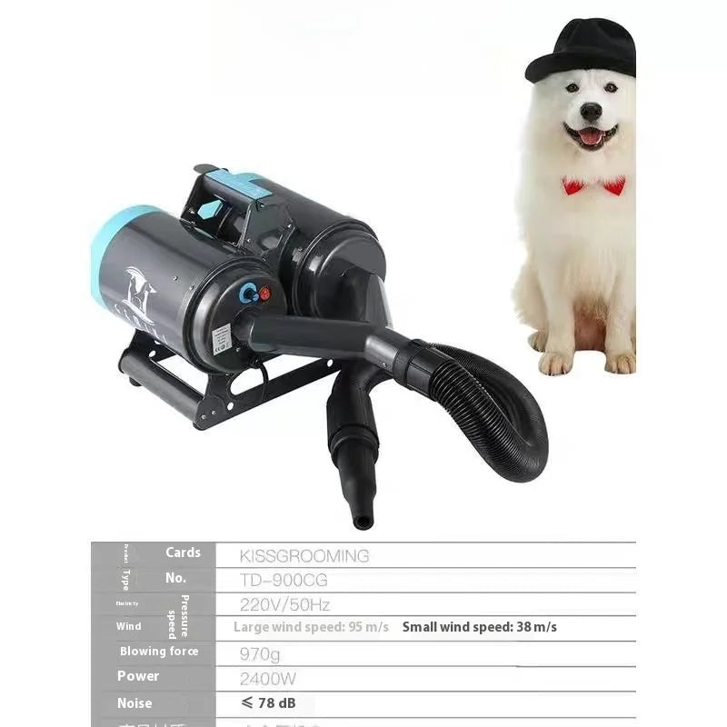 Pets High-power Dual-air Blower Motor Blower Pet Cleaning Products Hair Dryer for Dogs Multi Functional Dryers Accessories