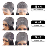 13x4 HD Bone Straight Lace Frontal Human Hair Brazilian Short Bob Wig