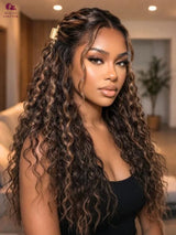 Beautyforever 3D Body Wave 13x4 7x5 Bye KNOTS Glueless Wig Human Hair Ready to Wear Drawstring Human Hair Wig Fits All Size Head