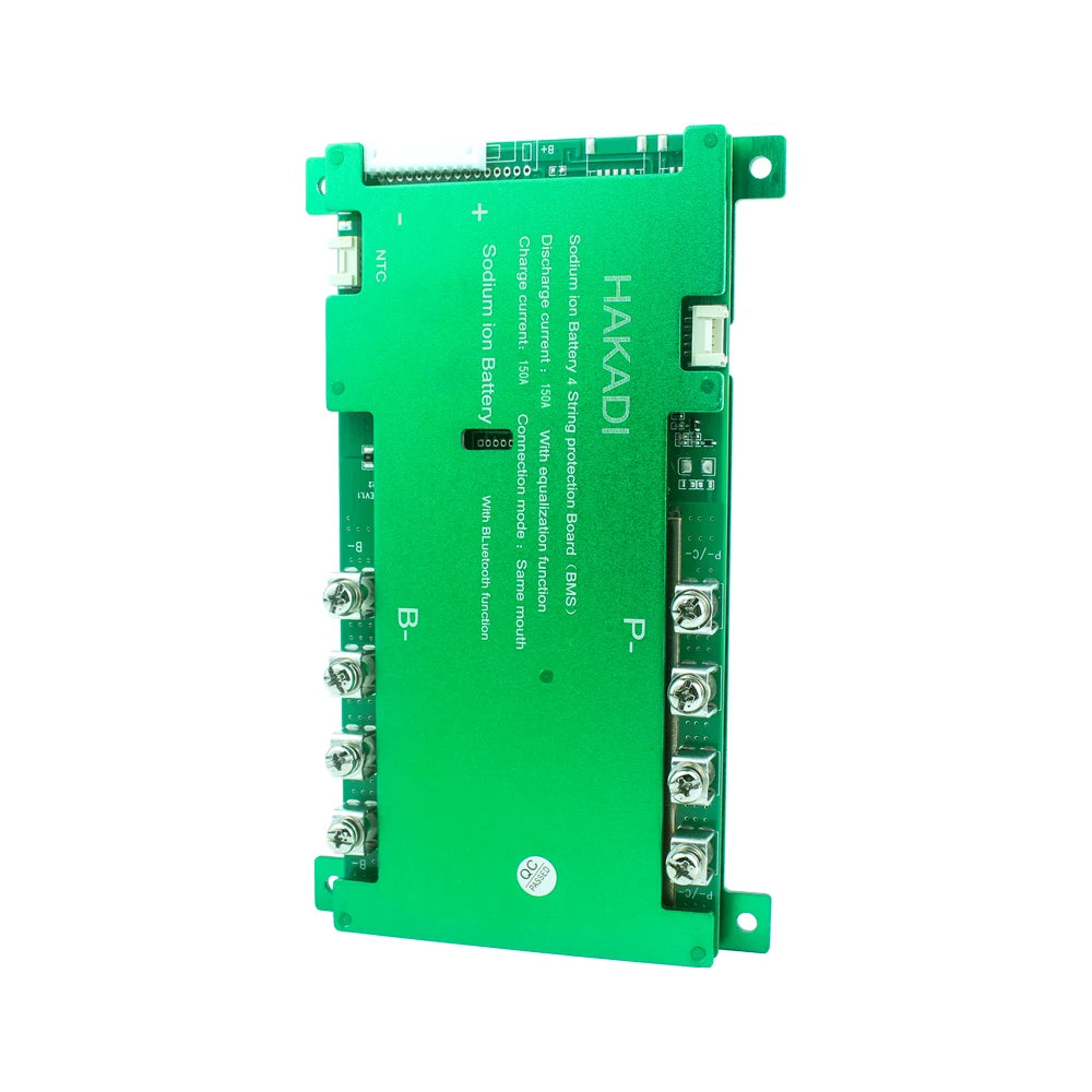 HAKADI Sodium-ion BMS 4-16S 50A 100A 150A 200A Bluetooth BMS For DIY Na-ion Battery Pack For Solar System Boat RV