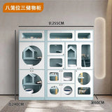 Cat villa cat house household solid wood interior cabinet house free space cat climbing frame integrated cage