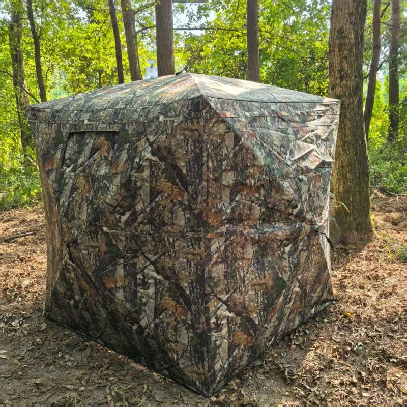 Outdoor Camouflage Tents Portable Durable Camping Tent Waterproof Adjustable Rope Field Hidden Hunting Shelters Quick Opening