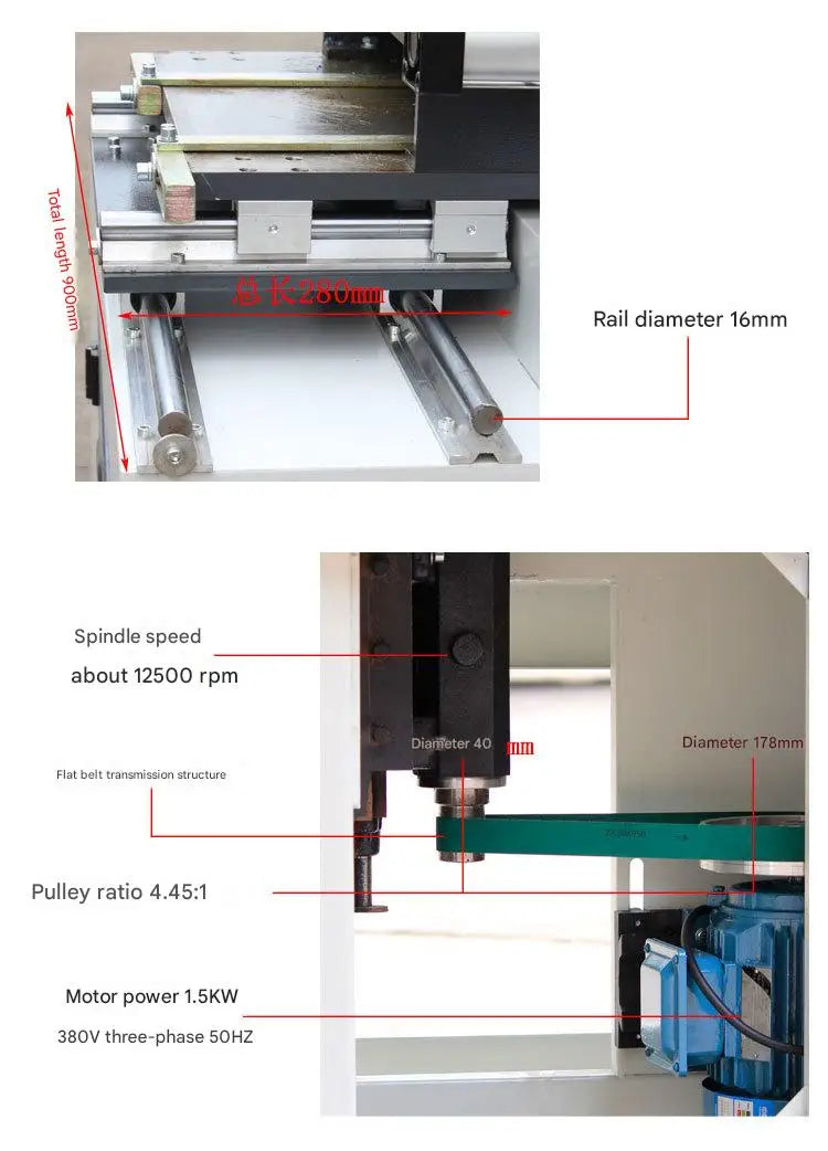 MX-300 Automatic 380V Woodworking Equipment Dovetail Tenon Mortising Machine For Drawer Beehive Processing