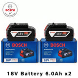 Genuine Bosch 18V 6.0Ah Battery BAT609 BAT609G Original Lithium-Ion Rechargeable Power Tool Battery