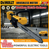 Dewalt Cordless Chain Saw, Electric Saw with Automatic Oiler and Chainsaw Dehydration for Tree Cutting and Logging Tools