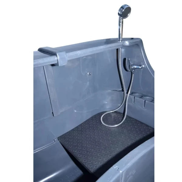Factory Supply Durable Multicolor Plastic Dog Grooming Bathtub with Splash Back