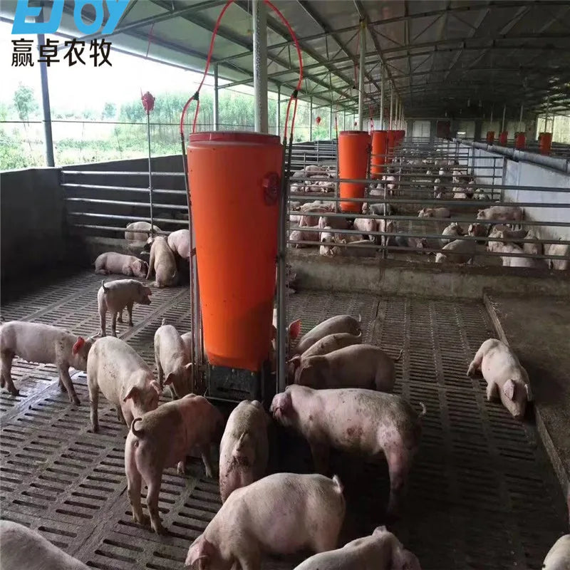Low Price 100kg Plastic Dry and Wet Feeder Pig Feed Trough Pig Breeding Equipment for Pigs Farm House