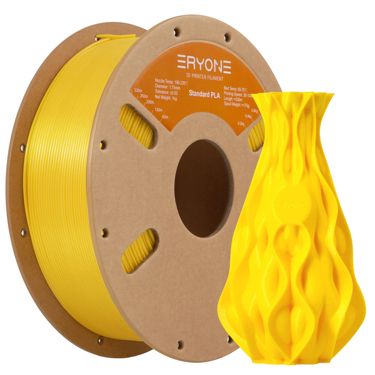 ERYONE Standard PLA Filament 1kg 1.75mm High Quality 3D PLA  Low Shrinkage Consumable For 3D Printer Fast Shipp