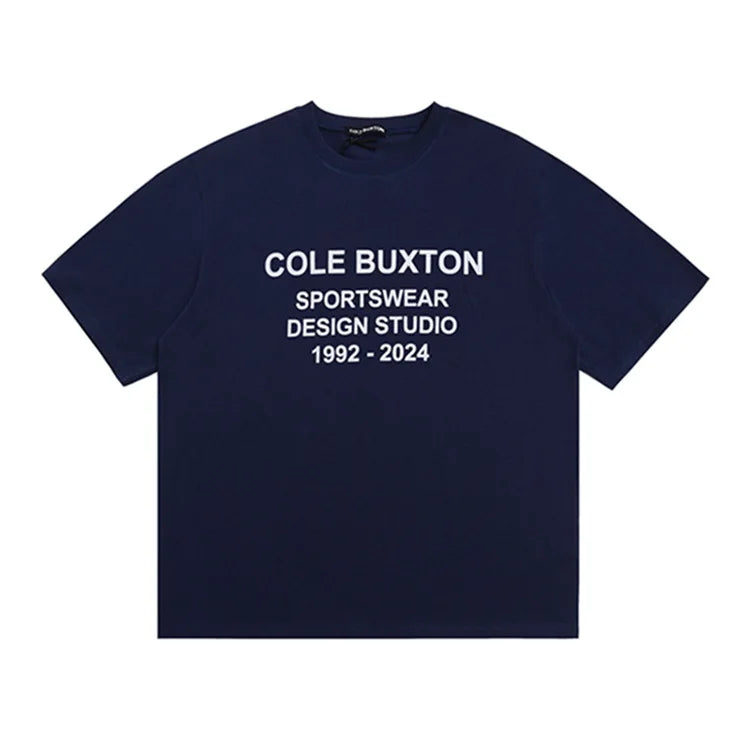 Classics Cole Buxton Simple Short Sleeve Men's Couple Ins Spring and Summer Loose Trend T-Shirt Women's CB Short Sleeve