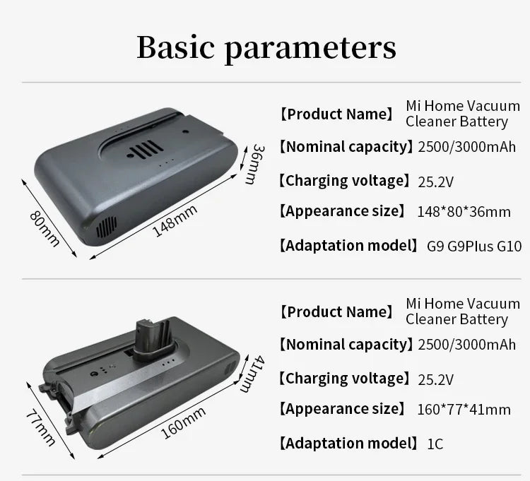 New Original Replacement Battery for Dreame V11 V11SE V12 VVT1 VVN6 VVN5 VVA1 V12pro Wireless Vacuum Cleaner 18650 Battery Pack