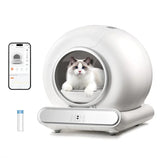 Large Automatic Cat Litter Box, Enclosed Self-Cleaning Electric Cat Toilet with Odor Control for Multiple Cats,Cat litter box