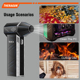Updated X3Ultra Turbo Fan Jet,Mini Handheld 180000RPM Powerful Compressed air Duster for Car Dryer/PC/Home Cleaning