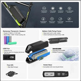 Electric Bike Hailong 48V45AH Battery 52V 18650 Cell Cham Rider 72V60V 30AH40 50 60ah 50A BMS Huge Capacity 2000W Super Powerful