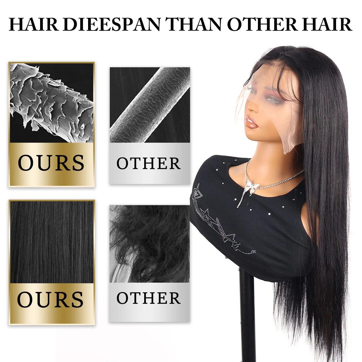 220% Hd Transparent 360 Full Lace Front Wig 40 Inch Pre Plucked Brazilian 13x6 Hd Lace Frontal Wig Bone Straight Human Hair Wigs