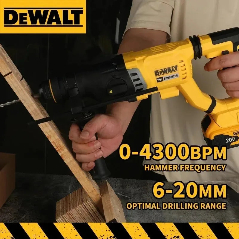DeWALT 3-in-1 Hand-held Rotary Hammer Lithium Electric Hammer Impact Drill Brushless Cordless 20V Brushless Motor