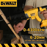 DeWALT 3-in-1 Hand-held Rotary Hammer Lithium Electric Hammer Impact Drill Brushless Cordless 20V Brushless Motor