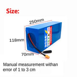 100%18650Original 48V 100Ah 13s6p Lithium Battery Pack 48v1500W Citycoco Motorized Scooter Batteries Built in 30A BMS
