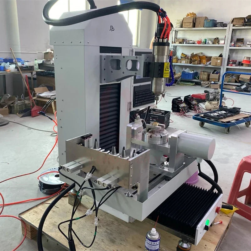 Steel Structure Metal 5 Axis 2.2KW CNC Router 3040 Option ATC System XYZAC Closed Loop or Servo Motor Engraving Milling Machine