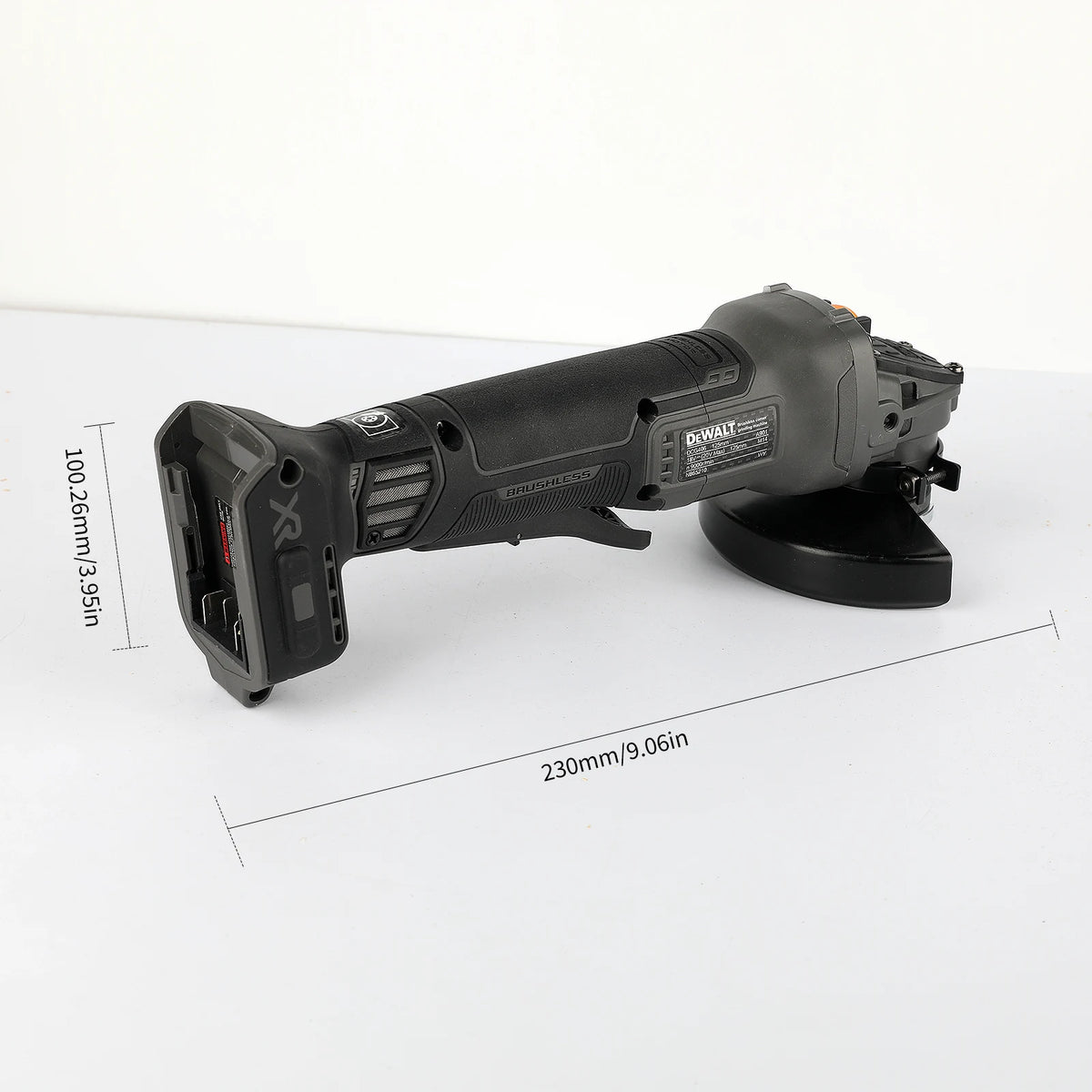 DEWALT 20V Cordless Angle Grinder 800W Power 125mm Wheel with Detachable Auxiliary Handle for Heavy Duty Industrial Jobs tools
